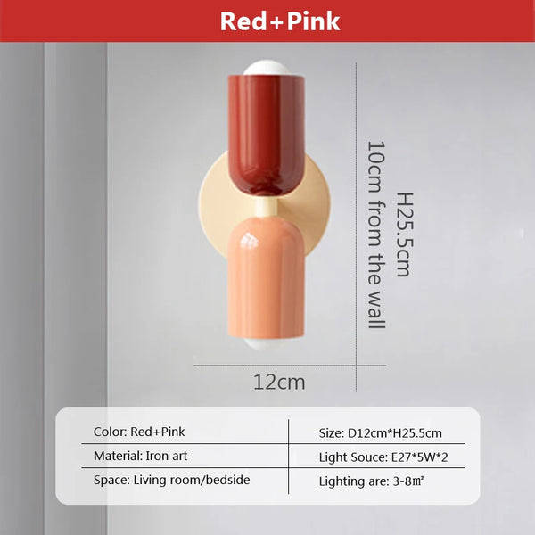 Modern LED Macaroon Wall Lamp