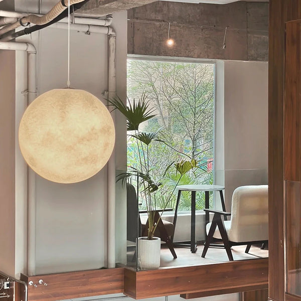 Nordic minimalist style pendant lights moon lamps