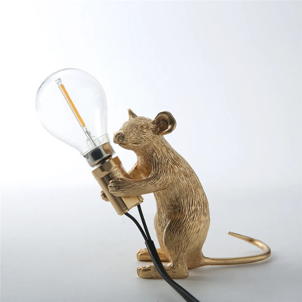 Nordic Resin Mouse Night Light, Small, Cute, Modern, LED