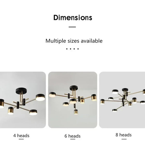 Nordic LED pendant light, simple, modern and elegant