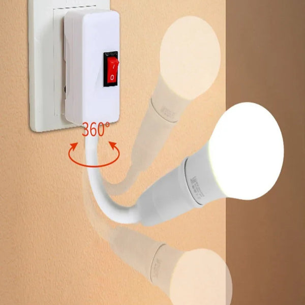 Plug directly into the rotating socket with socket