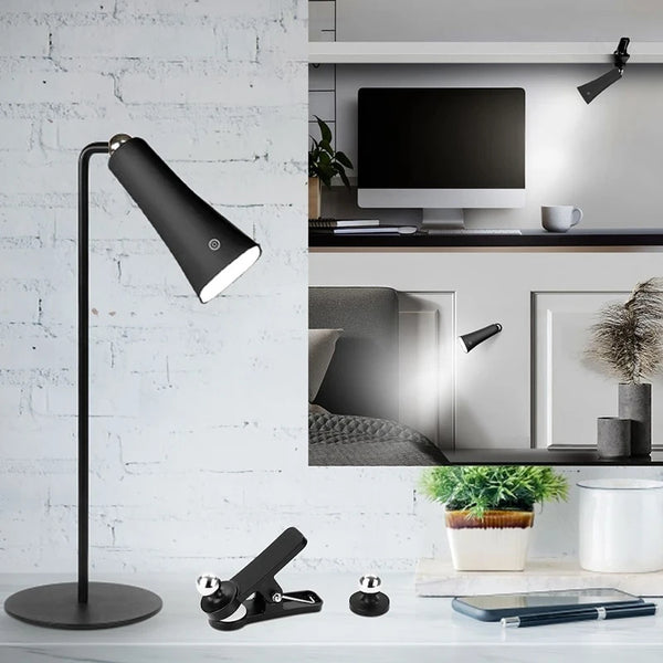 USB Rechargeable LED Magnetic Table Lamp with Dimmable Dimmer