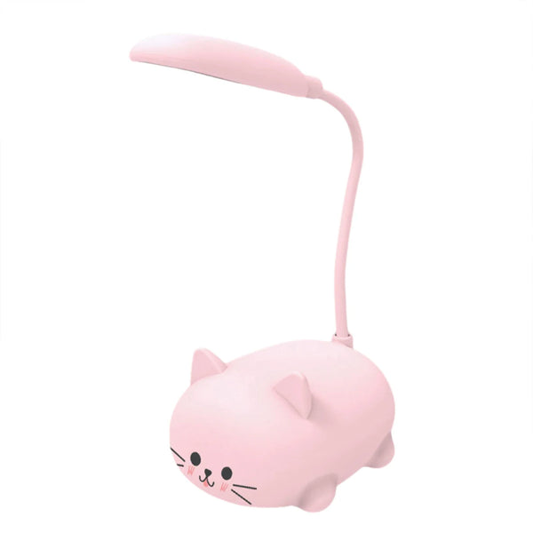 Mini Cute Cat Night Light USB Charging Foldable Small LED Desk Lamp