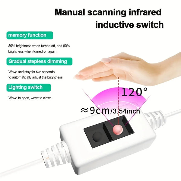 Gesture sensor night lamp