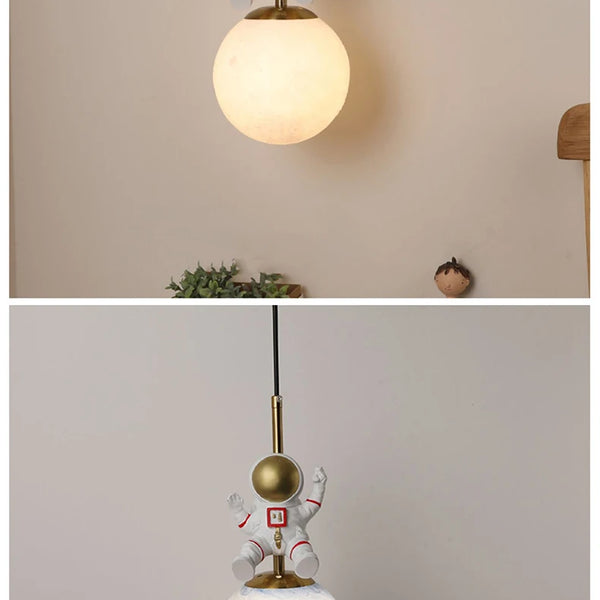 Creative astronaut pendant lights