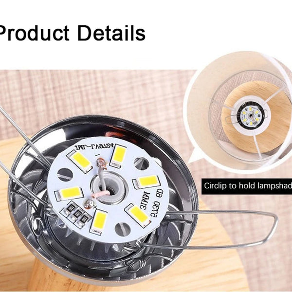 LED table lamps, Chinese style USB socket