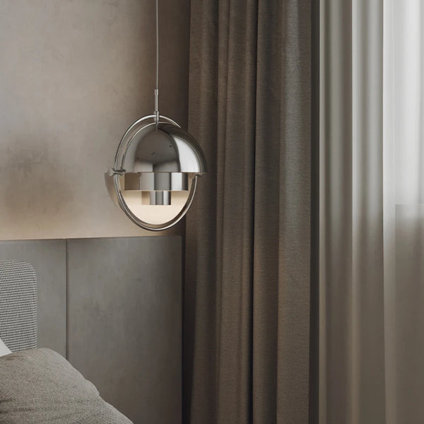 Polished Wrought Iron LED Dining Table Chandeliers