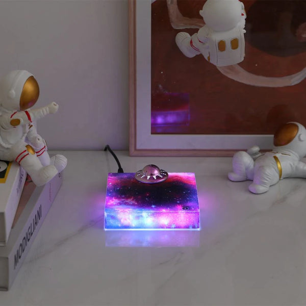 Creative Magnetic Levitation Table with LED Night Light