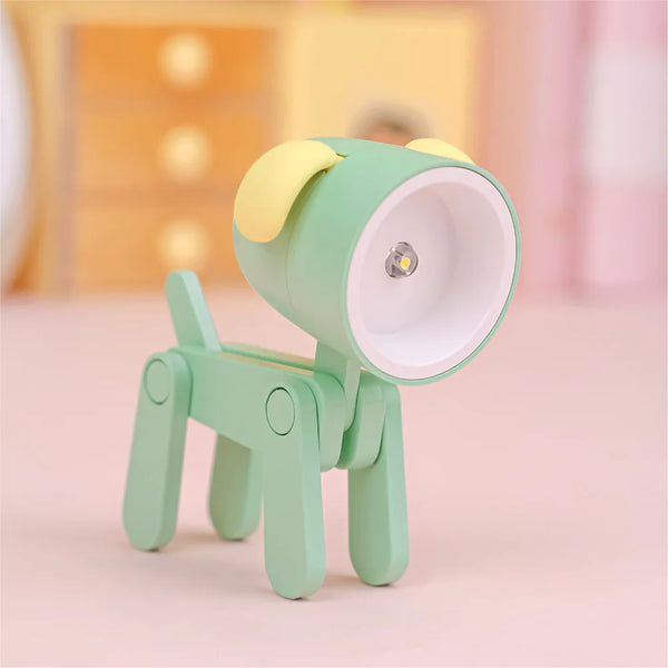 Mini LED Foldable Table Night Light Cute Animal Light