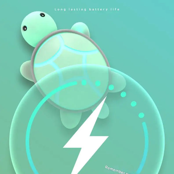 Cute turtle lamp made of silicone and touch sensitive