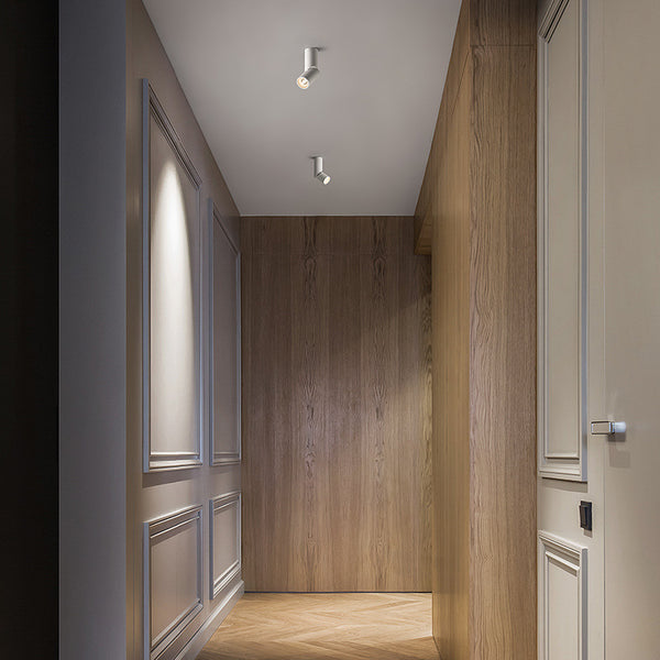 LED surface mounted spotlights, GU10 folding luminaires