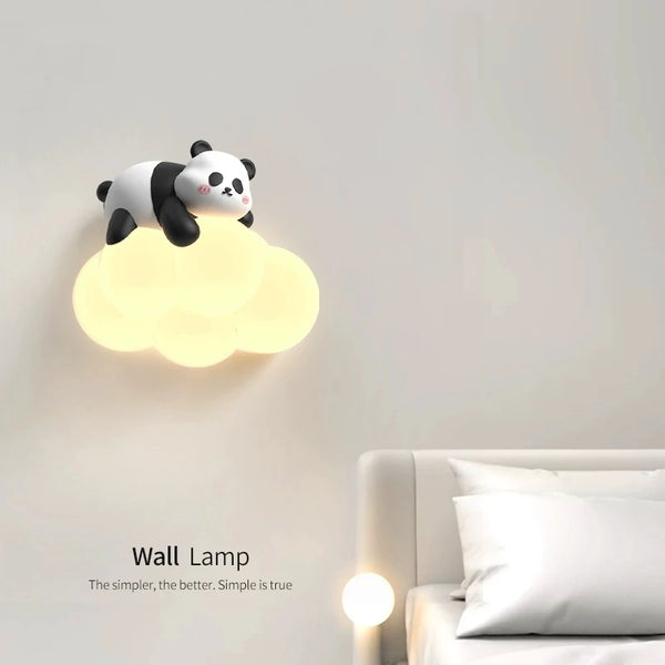 Creative Panda PE Cloud Wall Spots Wall Lamps