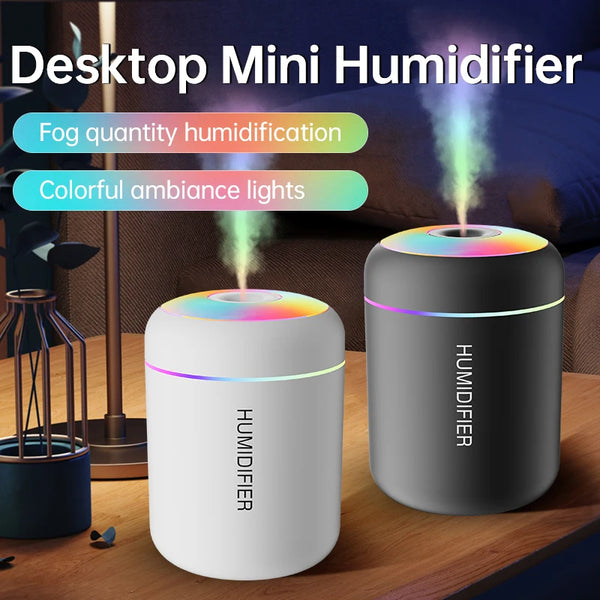 Mini Air Humidifier 180ml USB Electric Aroma Diffuser Essential Oil Diffuser