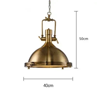 Nordic, retro, industrial, nostalgic LED pendant light