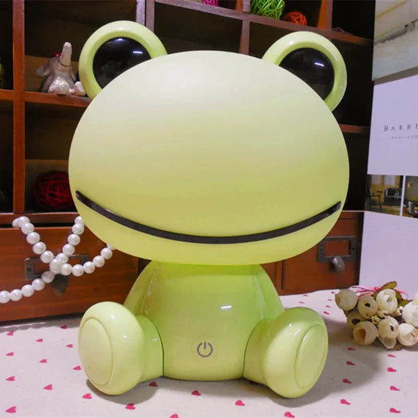 Cute silicone lamp frog