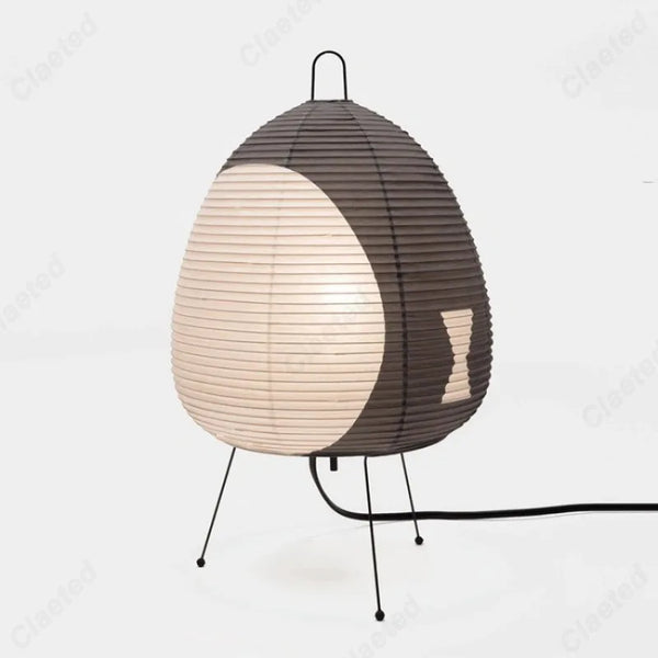 Creative minimalist rice paper LED table lamp, retro decoration