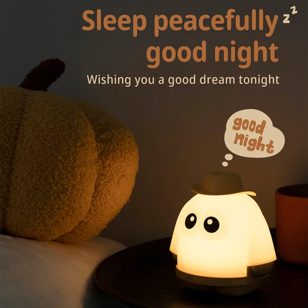 Cute Cartoon Mini LED Table Lamp USB Rechargeable