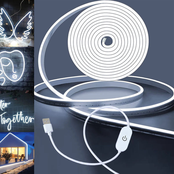 Neon LED Strip with Touch Sensor, USB DC 5V