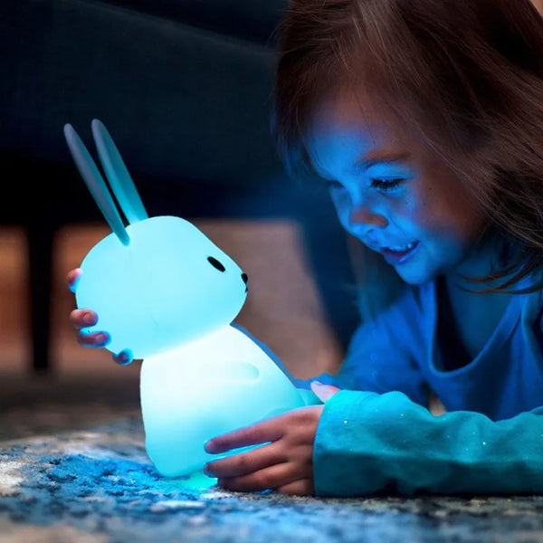 Cute silicone bunny lamp