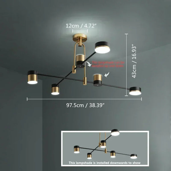 Nordic LED pendant light, simple, modern and elegant