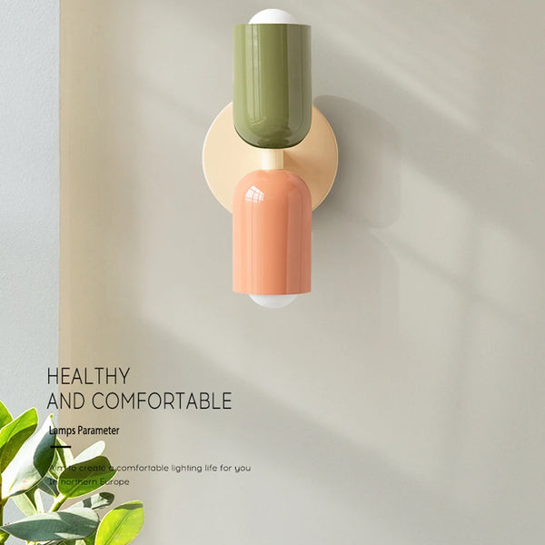 Modern LED Macaroon Wall Lamp