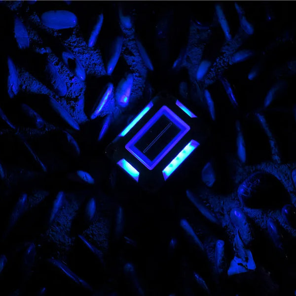 8PCS Solar Underground Deck Lights β IP65 Waterproof LED Spotlights for Garden, Lawn & Street Decor