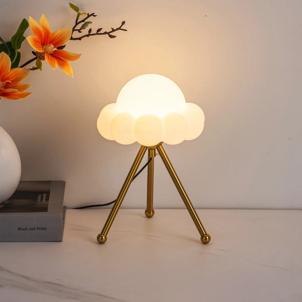 White cloud table lamp