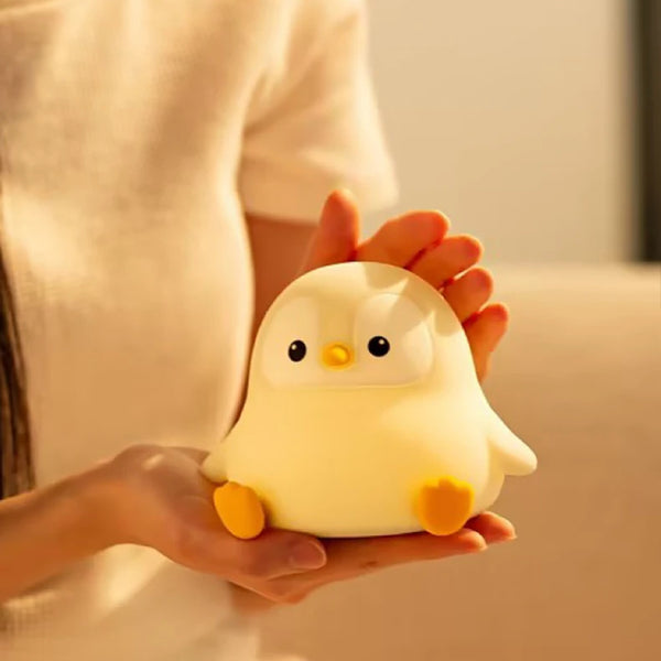 cute penguinbaby silicone lamp