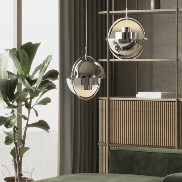 Polished Wrought Iron LED Dining Table Chandeliers