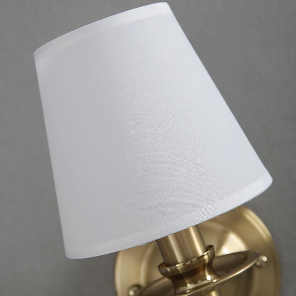 Linen wall lamp, Nordic lampshade