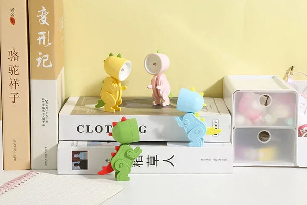 Mini Foldable Magnetic Dinosaur Night Light Battery Operated LED Lamp