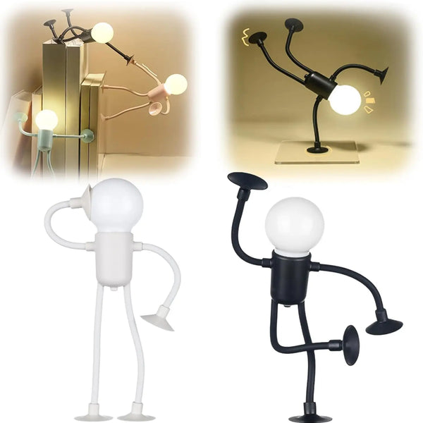 DIY funny button-shaped night lights