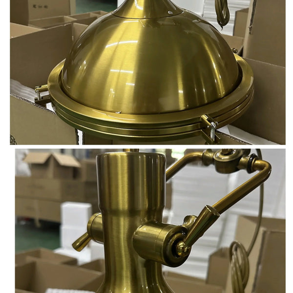 Nordic, retro, industrial, nostalgic LED pendant light