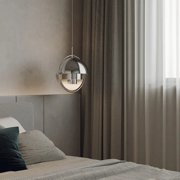 Polished Wrought Iron LED Dining Table Chandeliers