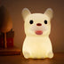 cute Bulldog silicone lamp