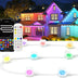 50/100FT RGBIC LED Strip – Waterproof Outdoor Lights with 75 Modes