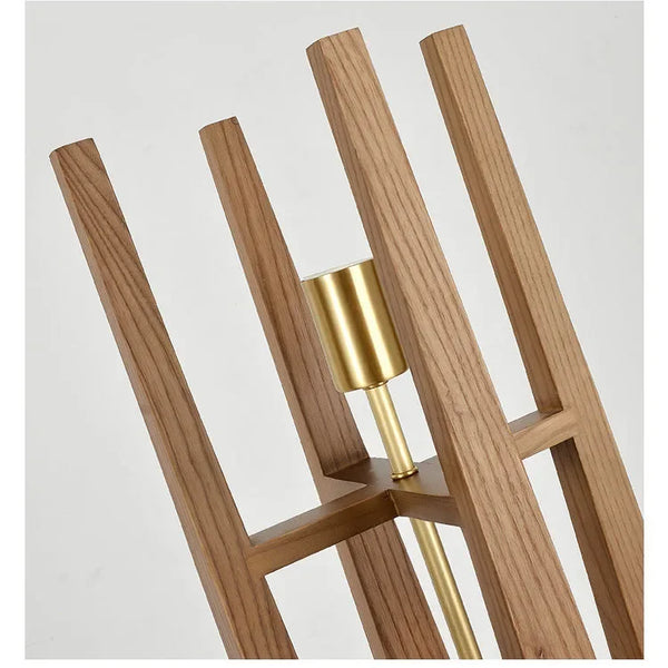 Nordic wooden floor lamps