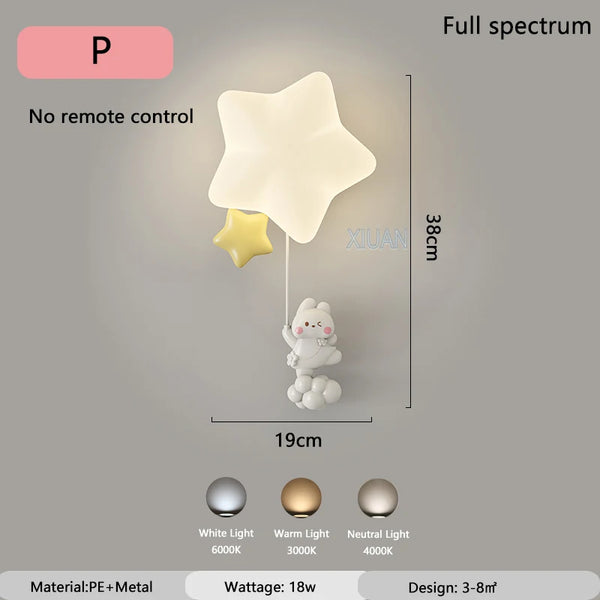 Minimalist Children's Room Wall Lamps