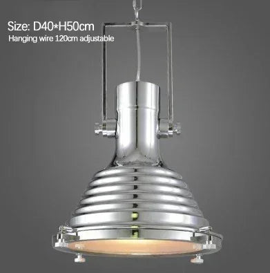 Nordic, retro, industrial, nostalgic LED pendant light