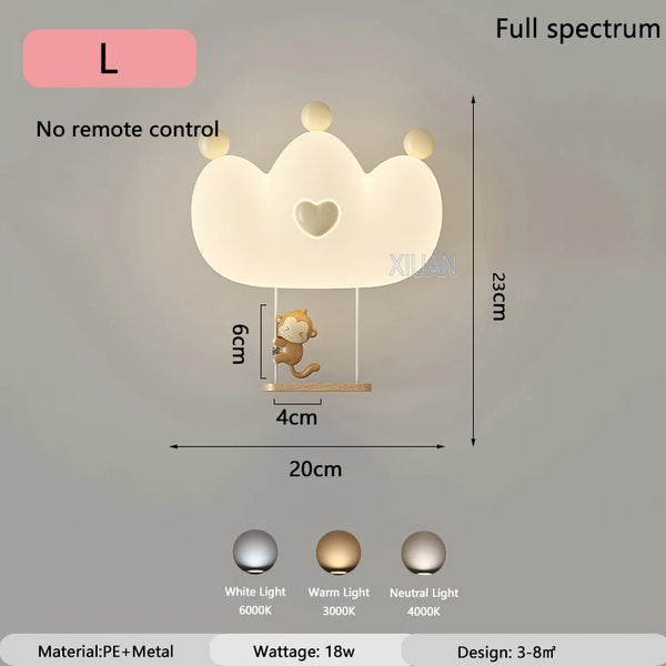 Minimalist Children's Room Wall Lamps