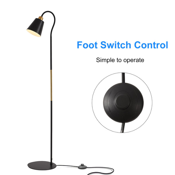 Modern and simple iron LED floor lamp