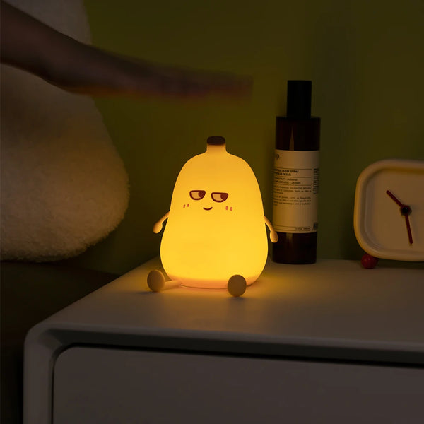 Night light for children's room cute banana lamp