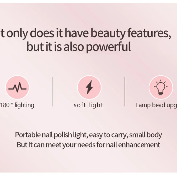 U-shaped half-moon nail lamp, multi-purpose