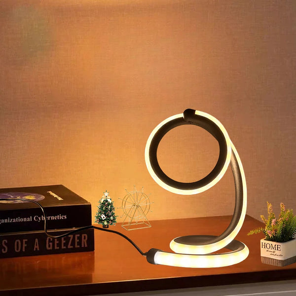 creative table lamp with creative design art style