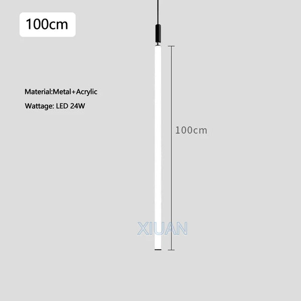 Modern Long Chandelier Lamps