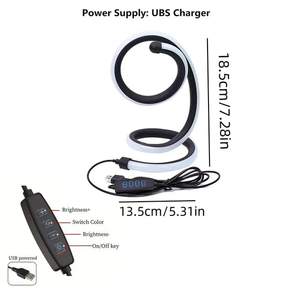 creative table lamp with creative design art style