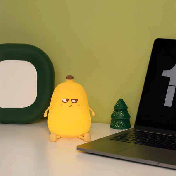 Night light for children's room cute banana lamp