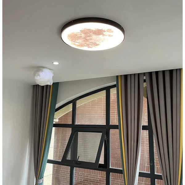 Minimalist moon wall lamp