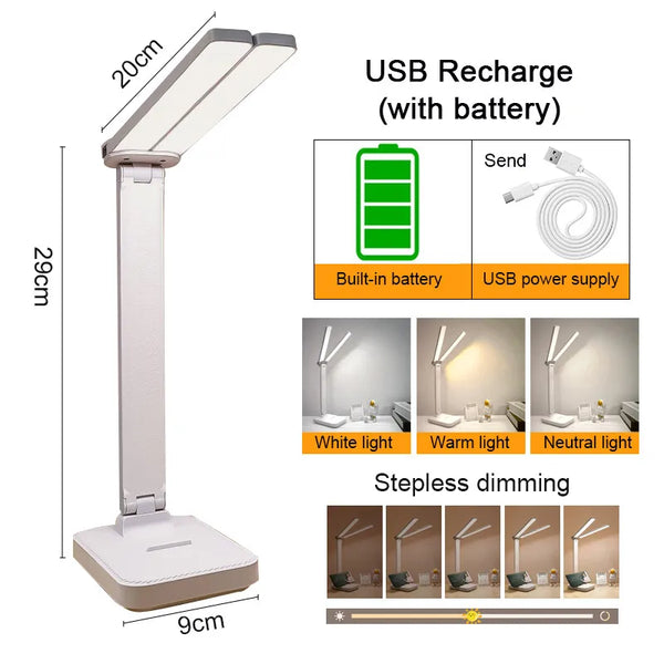 USB Rechargeable LED Table Lamp