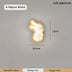Nordic solid wood rabbit style wall lamps